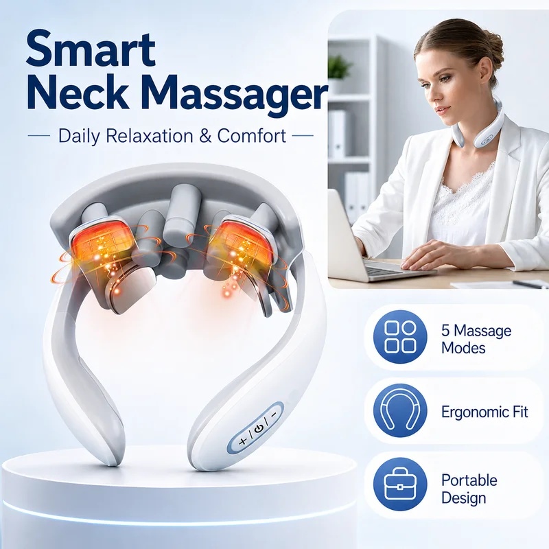 Office Technologies - Massaggiatore Intelligente per il Collo per