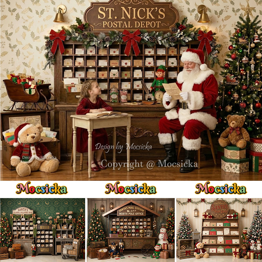 Office Technician - Sfondo Fotografico Mocsicka con Ufficio Postale